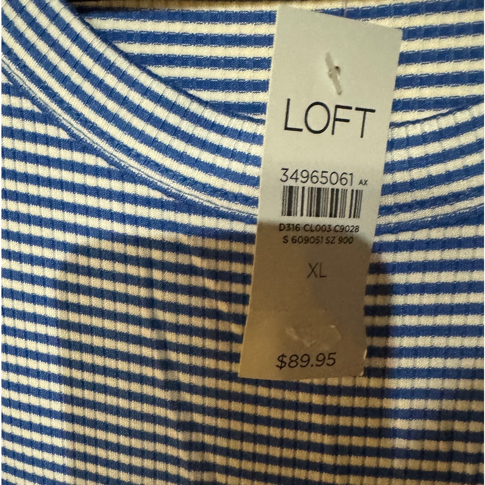 LOFT Striped Maxi Dress - Picture 3 of 4